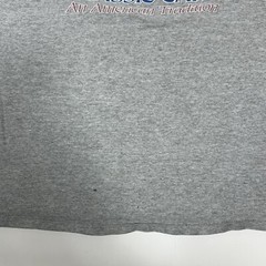 VTG Delta Pro Weight American Flag Classic Cars T-Shirt Men’s Gray Size M Flaw