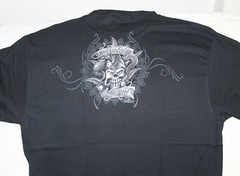 JOKER SKULL MARIJUANA LEAF SMOKIN TOKIN AND JOKIN T-SHIRT