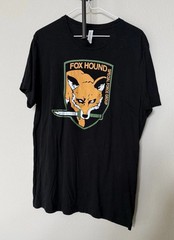Fox Hound Special Force Group Sz Large Bella Canvas Shirt Metal Gear Solid