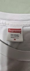 Supreme Ganesh Tee White M Crew Neck Short Sleeve Graphic Print Preshrunk
