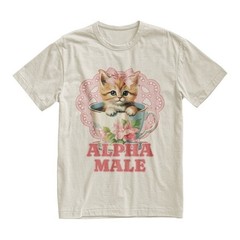 Alpha Male Funny Kitten Tshirt, Funny Cat Meme Shirt, Boyfriend Gifts, Father