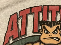 Vintage 90s Bad Boy Club Gray Single Stitch Cotton T Shirt Mens XL USA Made