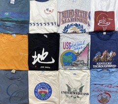 Vintage Graphic shirts Promo Funny Cartoons Sport Destinations Lot Of 20 Mix Szs