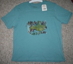 New XL Canyon River Blues Cotton T-Shirt Men’s Mans Crewneck Solid Graphic 1-727
