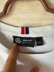 Mersedes-Benz AMG T-Shirt Size XXL White Motosport Petronas F1 Team