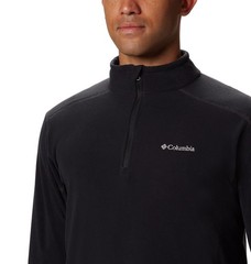 Columbia Mens Klamath Range II Half Zip Fleece Jacket, Black, 3X