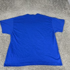 Florida Railroad Museum Shirt Mens 2XL Blue Steam Train Graphic Tee Gildan