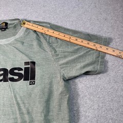 DO IGUACU Brasil T Shirt Green Sz L Short Sleeve Crewneck