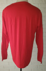 Men’s Athletic Works Red Long Sleeve Crew Driworks Crew T-Shirt Top