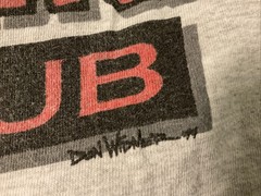 Vintage 90s Bad Boy Club Gray Single Stitch Cotton T Shirt Mens XL USA Made