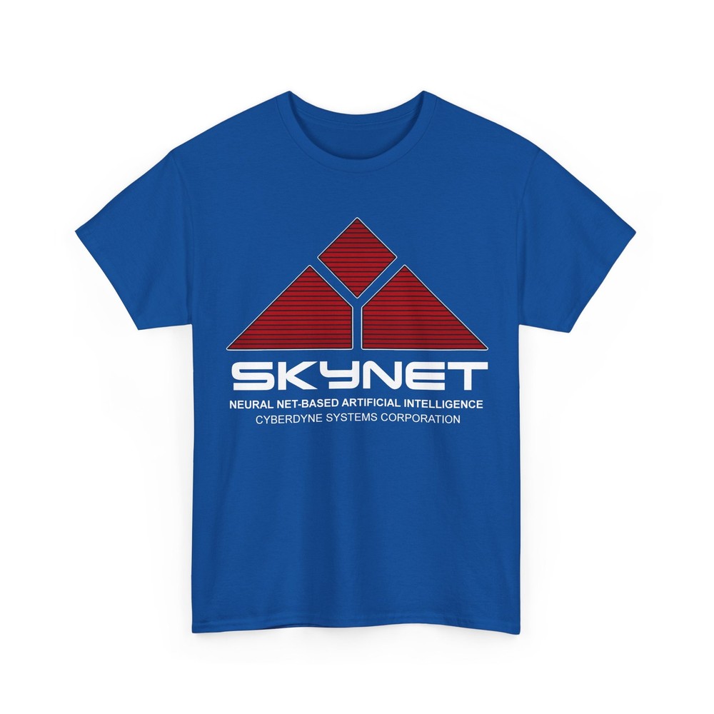 SKYNET Logo T-shirt Sci-Fi AI Computer The Terminator 80s 90s