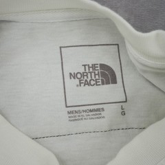 The North Face Pocket T Shirt Men’s Large White Black Patch Pocket Casual Tee