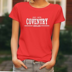 Mens 50th Birthday T Shirt City Of Birth COVENTRY any Place Year 30th 60th 40th