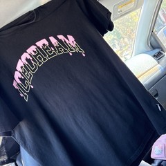 Ice Cream Billionaire Boys Club Black Graphic T-shirt Spellout 2XL