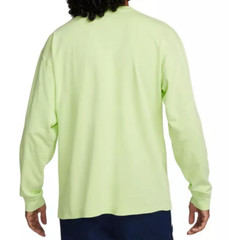 NWT Nike DZ3080-383 Men Sportswear Max90 LongSleeve Cotton Tee Shirt Lime Size L