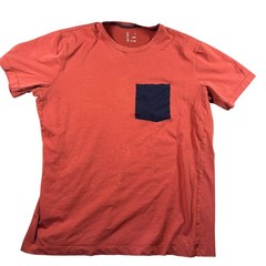 Arc’teryx Pocket T-Shirt Mens L Orange Cotton Blend Short Sleeve Logo Gorpcore