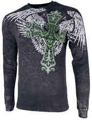 Xtreme Couture by Affliction Men’s T-Shirt Long View Biker Cross S-5XL