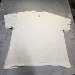 Jordan Shirt Mens 3XL White Jumpman Sneakers Graphic Tee Cotton Jersey