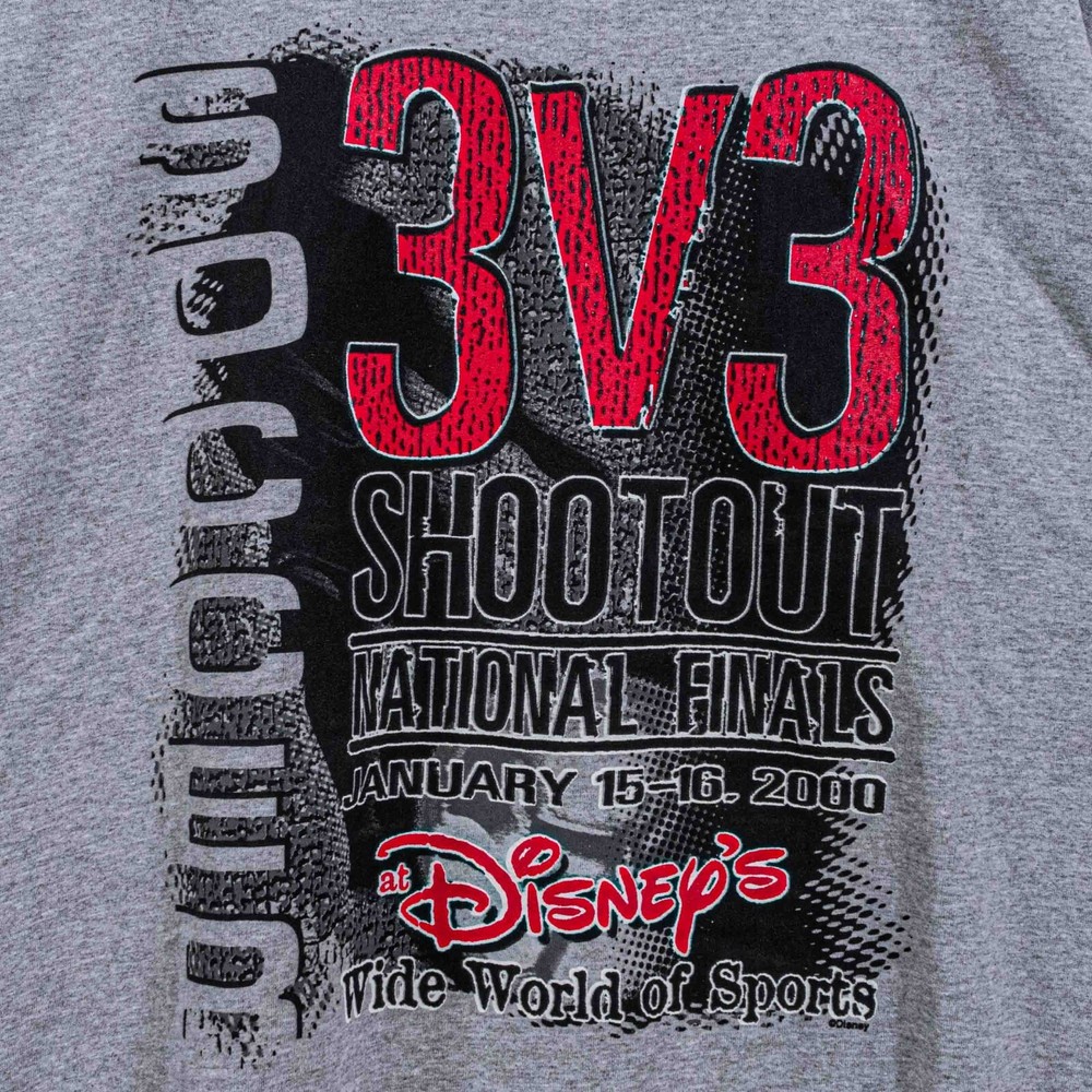VTG Disney Wide World of Sports T-Shirt XL Soccer 3v3 Shootout Futbol Blokecore
