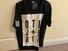 On The Run OTR Jay-Z Beyoncé Paris 2014 Tour Shirt Black White Large