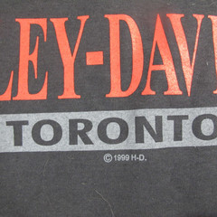 NEW Vintage 2003 Harley-Davidson T Shirt L Toronto Ontario Canada