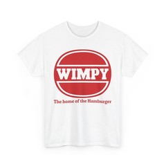 Wimpy Home of the Hamburger Vintage Restaurant Logo Chain T-Shirt
