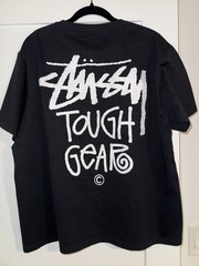 Stüssy Tough Gear Black Tee (Large)