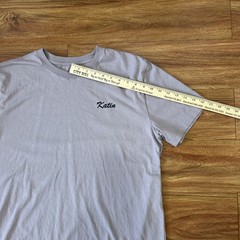 Katin Men’s L Shallow Tee Shirt Pigment Lavender 100% Organic Cotton