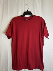 Gildan Men’s Heavy Cotton T-Shirt, G500 Cardinal Red Size Medium NWOT Lot Of 9
