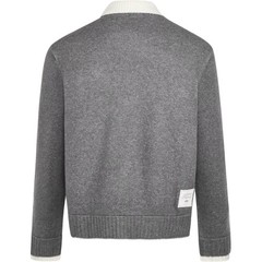 Adidas Originals REFINED LUXE Sweaters Men’s Gray/White Lapel Moderate KS2907