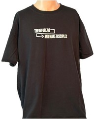 Go And Make Disciples Matthew 28:19 Christian Bible Verse T-Shirt Men’s XL