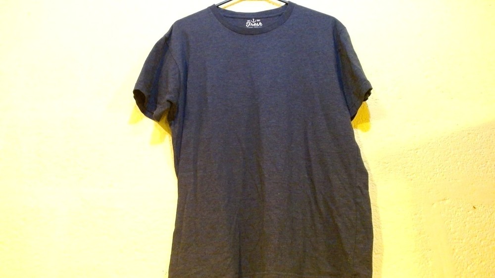 Fresh Clean Tees Men’s T-Shirt Size Large Color Navy Blue