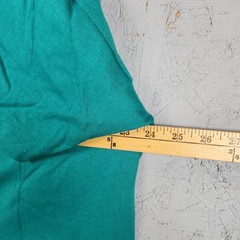 Vintage Hawaiian Tan Shirt Mens XL Teal Sun Palm Graphic Beach Promo 80s Relax