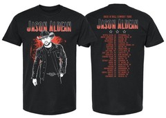 Jason Aldean Rock N Roll Cowboy Tour Tee Size S-5XL DTG Print