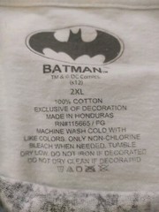 Joker bats sketch comic art mega print xxl official shirt