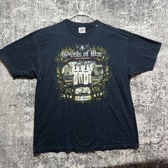 7.62 Design Men’s 2XL Ghosts Of War Military Shirt US Navy Black Graphic Logo