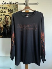 Faded Vintage 2006 Harley Davidson Flame Long Sleeve – Size XL