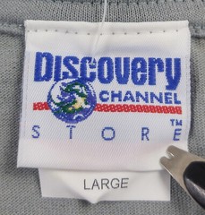 New Vintage 2001 Discovery Channel Store Mandala India Gray T-Shirt Size L