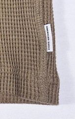American Eagle Men’s L Khaki Super Soft Standard Fit Waffle Knit Thermal Shirt