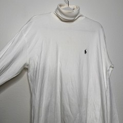 Polo Sport Ralph Lauren Turtle Neck Long Sleeve Vintage Shirt Size Medium Preppy