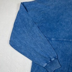 Disney Parks Disneyland Resort Spirit Jersey Blue Mineral Wash Long Sleeve S
