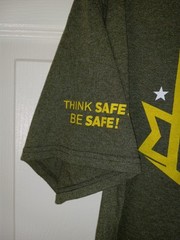 DG Dollar General Supply Chain Think Safe Be Safe Tee Shirt Size Medium Green