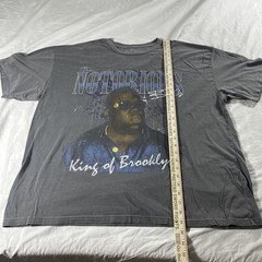 The Notorious B.I.G. King of Brooklyn XL Gray Biggie Smalls FAIR CONDITION 1997