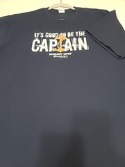 Gildan Navy Blue S/S DEADLIEST CATCH Discovery Channel T-Shirt; Size XL
