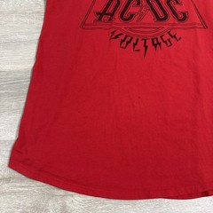 AC/DC Shirt High Voltage Tank Top Adult Red Black Sleeveless Size 1