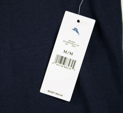 Tommy Bahama Mens T-Shirt Tee M Premium Short Sleeve Regular Fit Stretch Navy