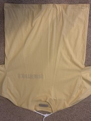 Fear of God Essentials Oversized T Shirt Beige Rubber Logo Mens Size XXL