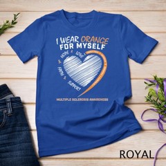 Orange Multiple Sclerosis Apparel Women Men MS Awareness Unisex T-shirt