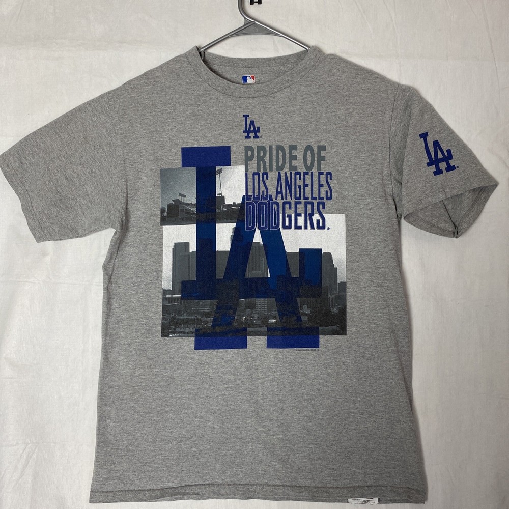 LOS ANGELES DODGERS BASEBALL Genuine Merchandise Gray T-shirt Mens Size M