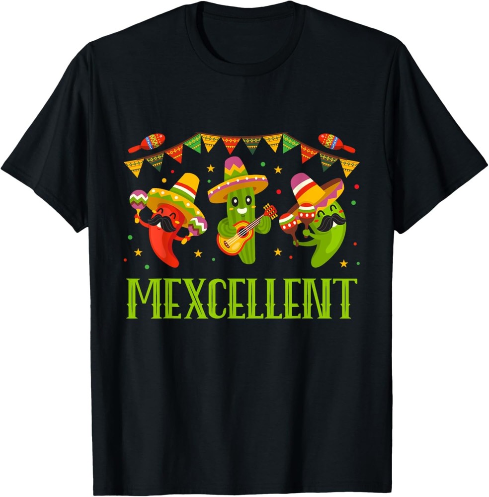 Mexellent Funny Mexican Humor Mexico Cinco De Mayo Fiesta T-Shirt